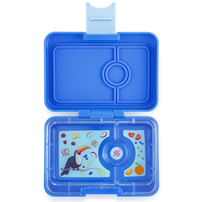 Yumbox Lounaslaatikko, minivälipala (3 huonetta) - Jodphurin sininen