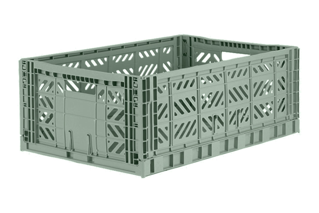 Aykasa Maxi taitettava laatikko, mantelinvihreä / mantelinvihreä