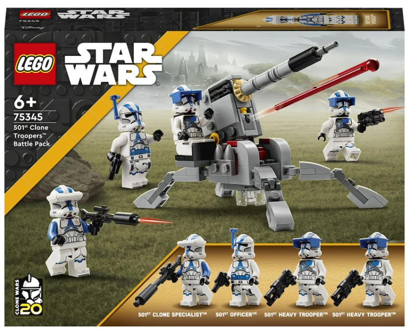 LEGO Star Wars 75345 -taistelupaketti 501. legioonan kloonisotilaiden kanssa