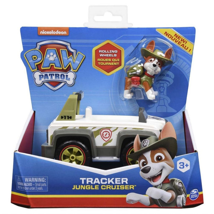 Paw Patrol -perusajoneuvot - Tracker ja viidakkoristeilijä