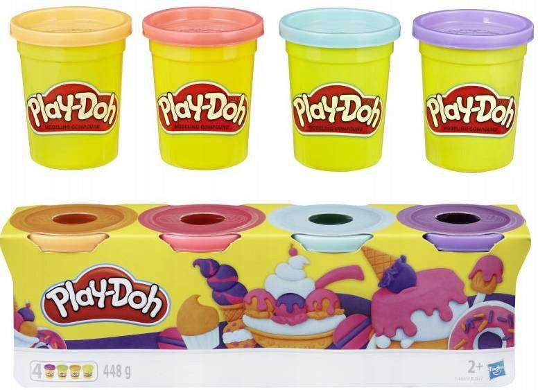 Play-Doh, 4 ämpäriä - Pastellisekoitus