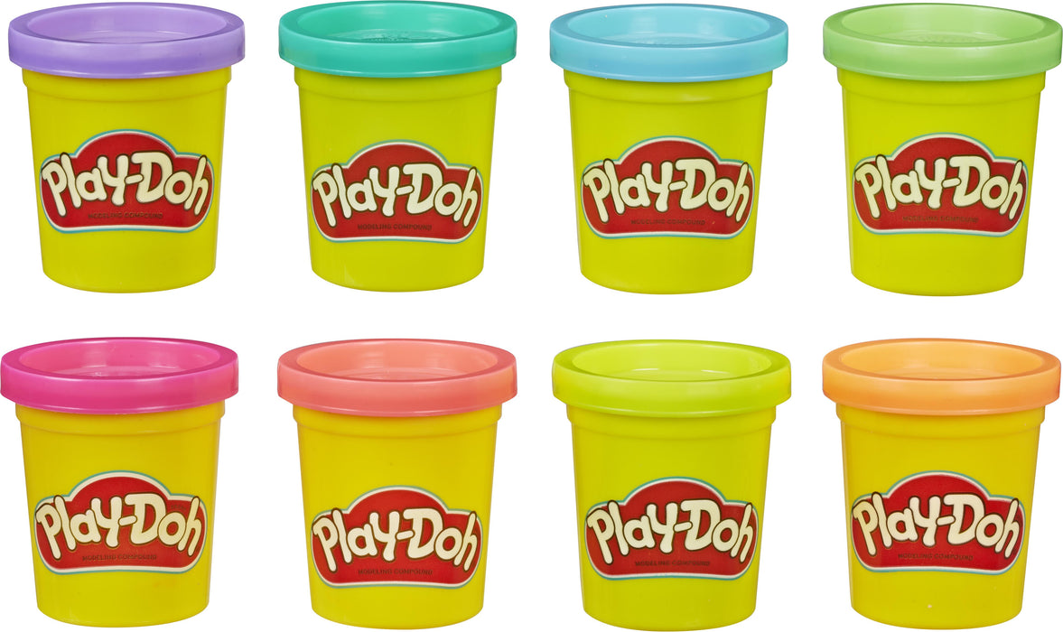 Play - Doh - Neon-paketti, jossa 8 kauhaa