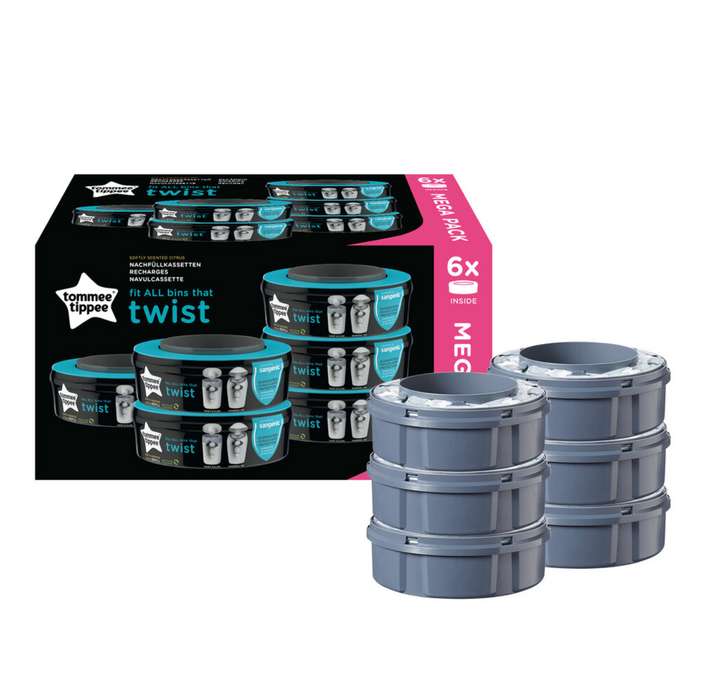 Tommee Tippee Sangenic Twist & Click Refill 6 kpl