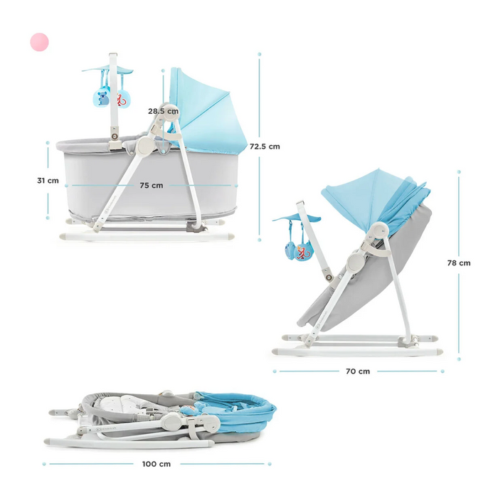 Unimo Up 5-in-1 lepotuoli - Vaaleansininen