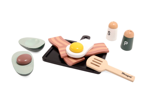 Ägg och baconbricka